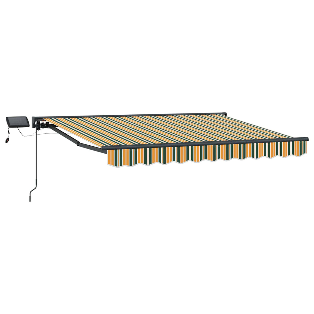 Manueller Markisenrahmen mit LEDs 2,5 x 2 m
