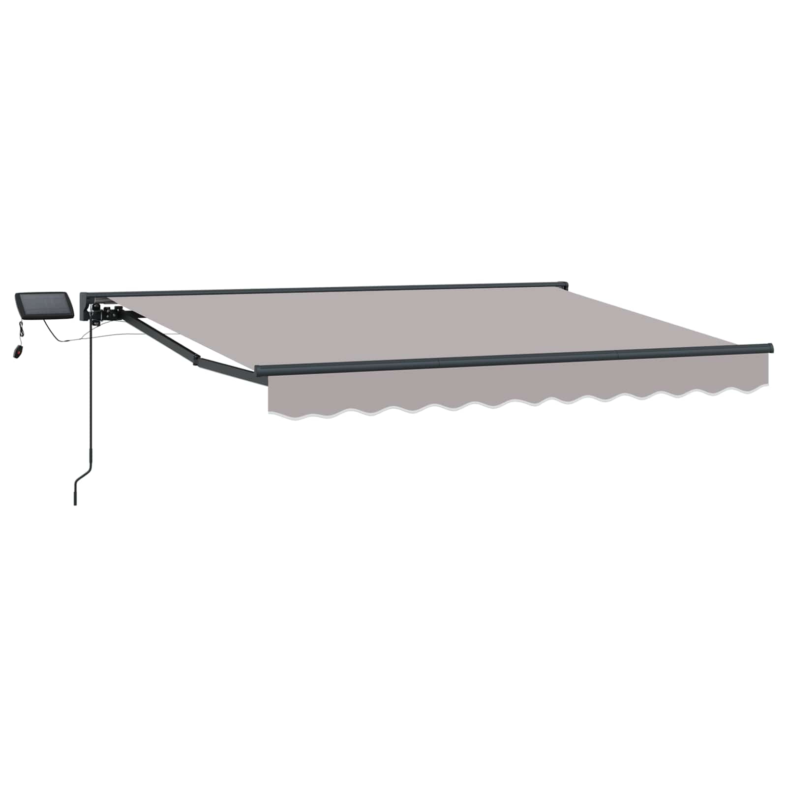Manueller Markisenrahmen mit LEDs 3 x 2 m