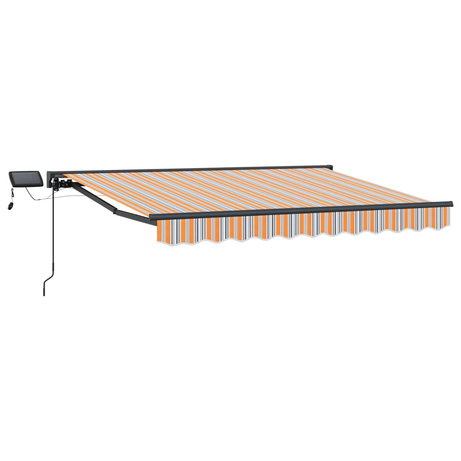Manueller Markisenrahmen mit LEDs 3,5 x 2,5 m
