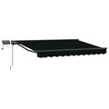 Manueller Markisenrahmen mit LEDs 3,5 x 2,5 m