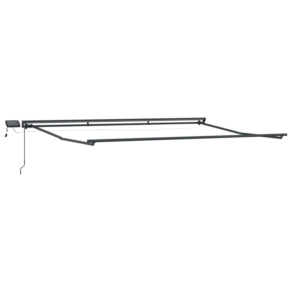 Manueller Markisenrahmen mit LEDs 4,5 × 3 m
