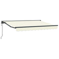 Elektrische ausziehbare Markise Creme 2,5 x 2 m