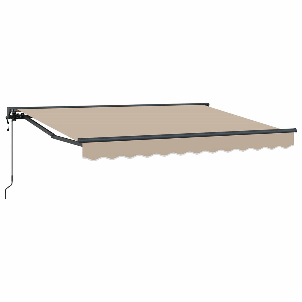 Elektrische ausziehbare Markise Beige 2,5 x 2 m