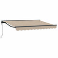 Elektrische ausziehbare Markise Beige 2,5 x 2 m