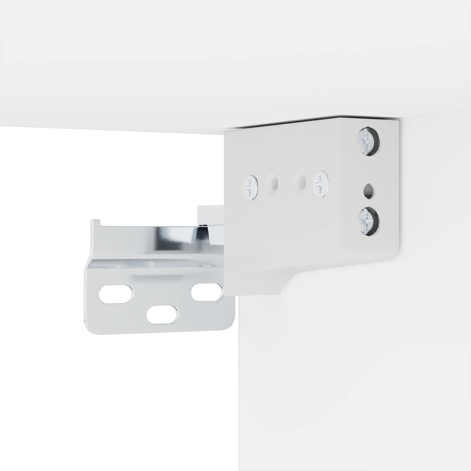 Wandmontierter TV-Schrank Wandhalterung Weiß 150 x 28 x 26 cm