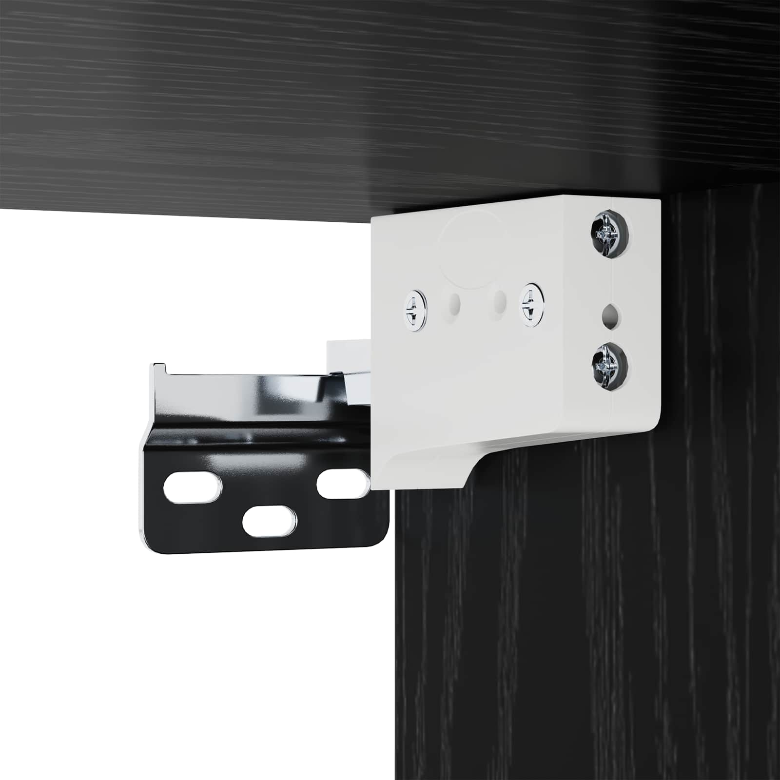 Wandmontierter TV-Schrank Wandhalterung Schwarze Eiche