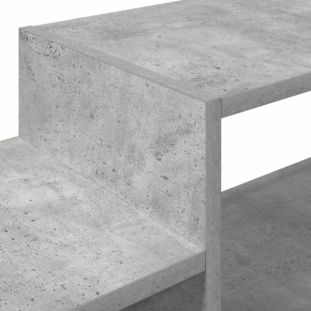Wandmontierter TV-Schrank Wandhalterung Betongrau