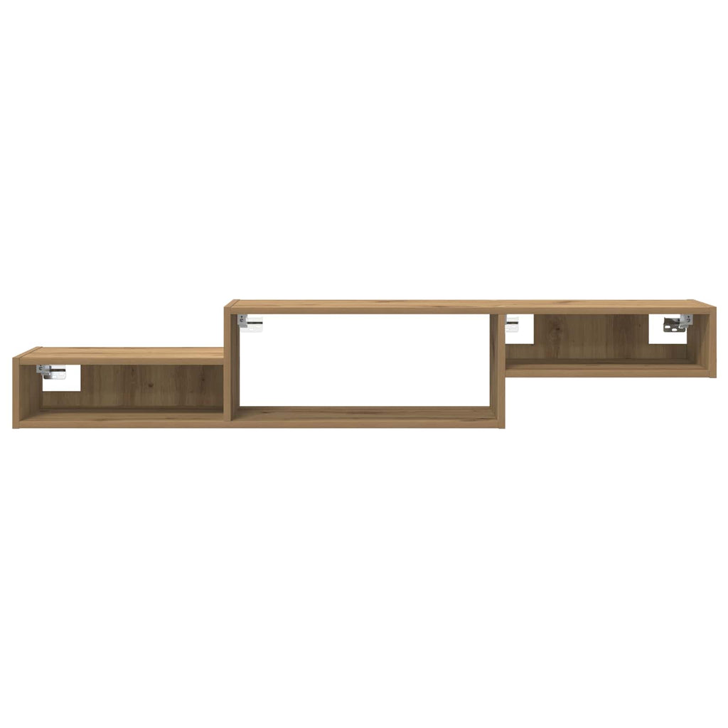 Wandmontierter TV-Schrank Wandhalterung Artisan-Eiche