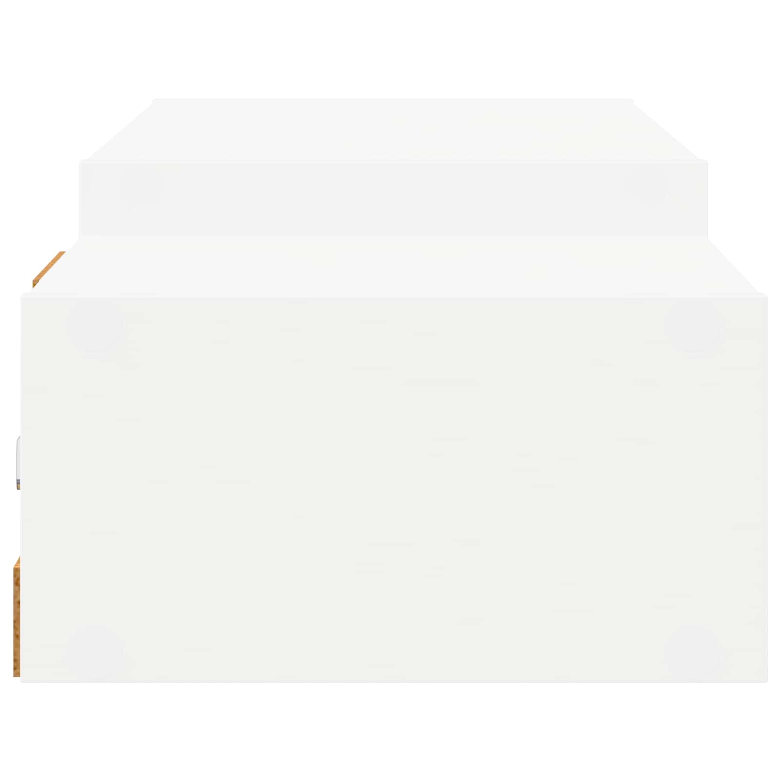 Wandmontierter TV-Schrank Wandhalterung Weiß 140 x 28 x 21 cm