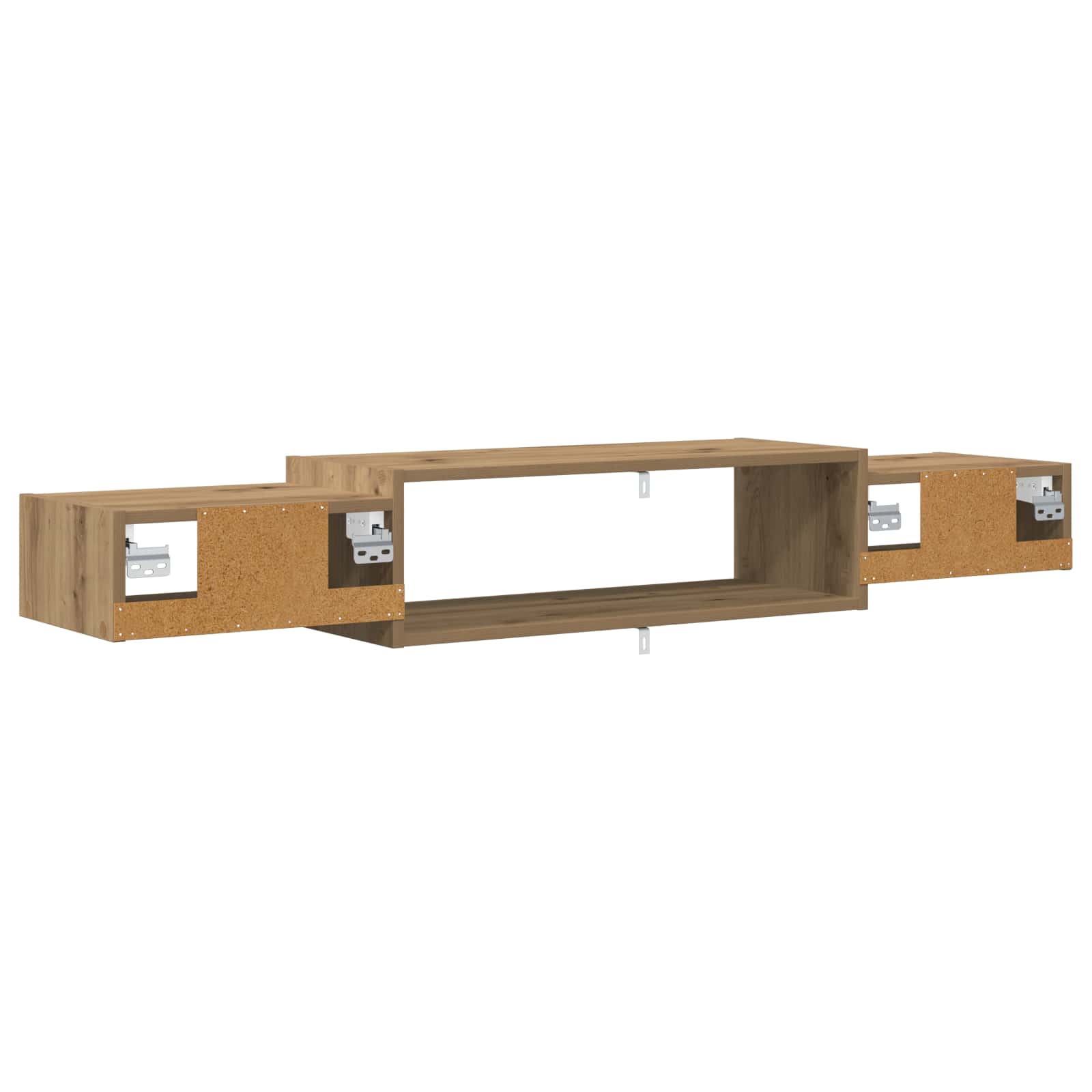 Wandmontierter TV-Schrank Wandhalterung Artisan-Eiche