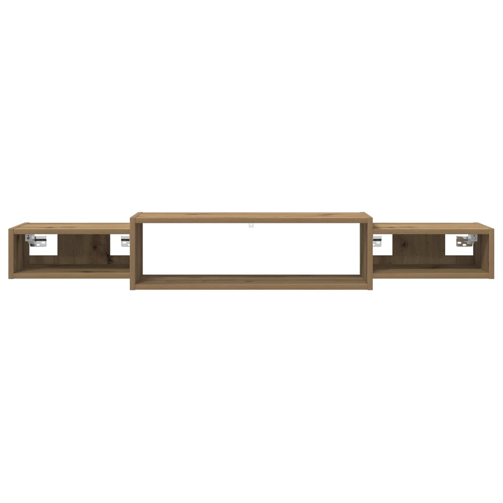 Wandmontierter TV-Schrank Wandhalterung Artisan-Eiche