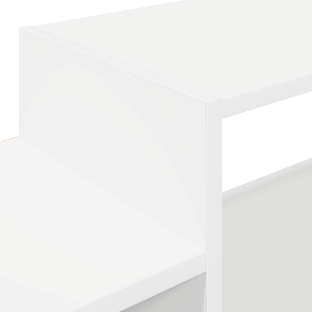 Wandmontierter TV-Schrank Wandhalterung Weiß 180 x 28 x 21 cm