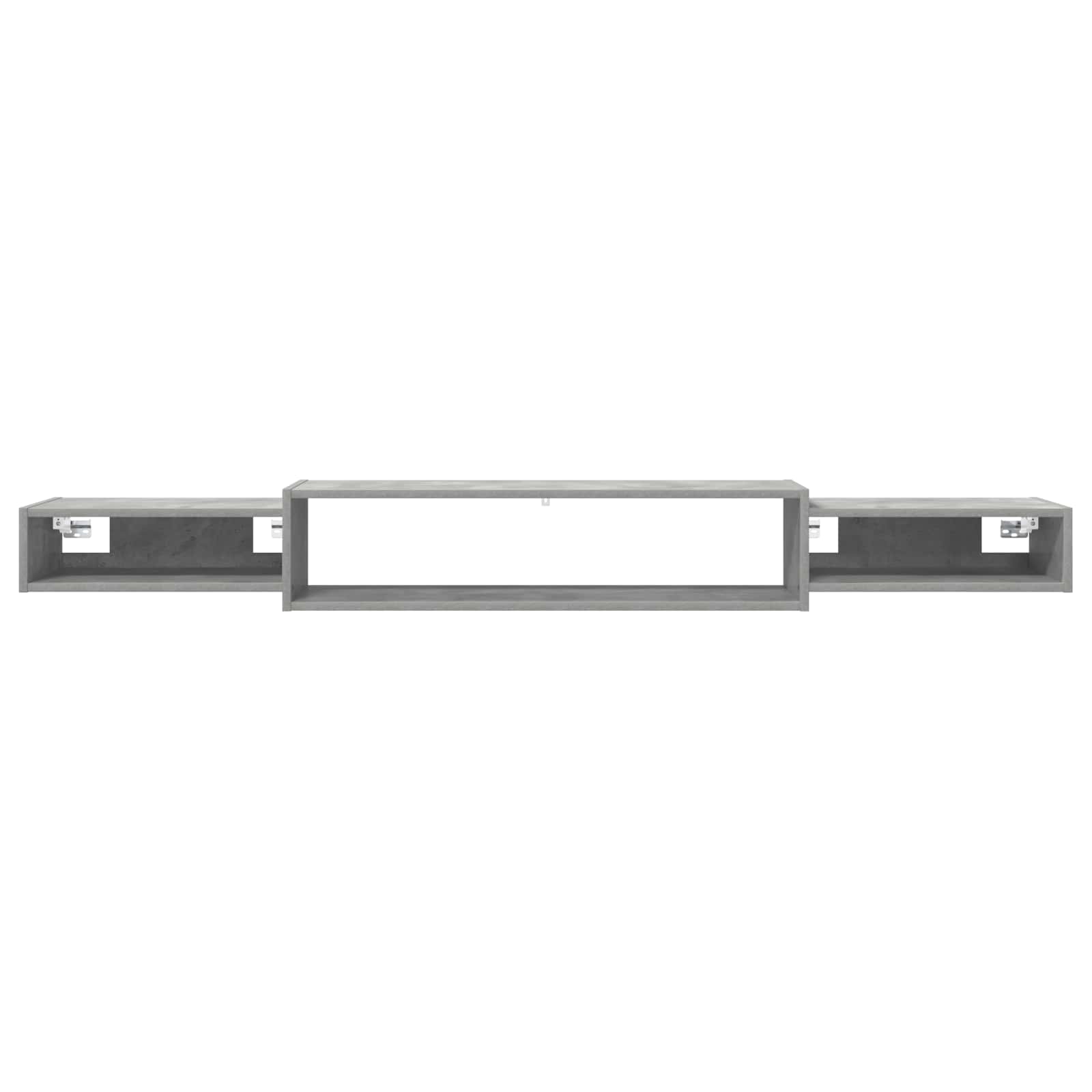 Wandmontierter TV-Schrank Wandhalterung Betongrau