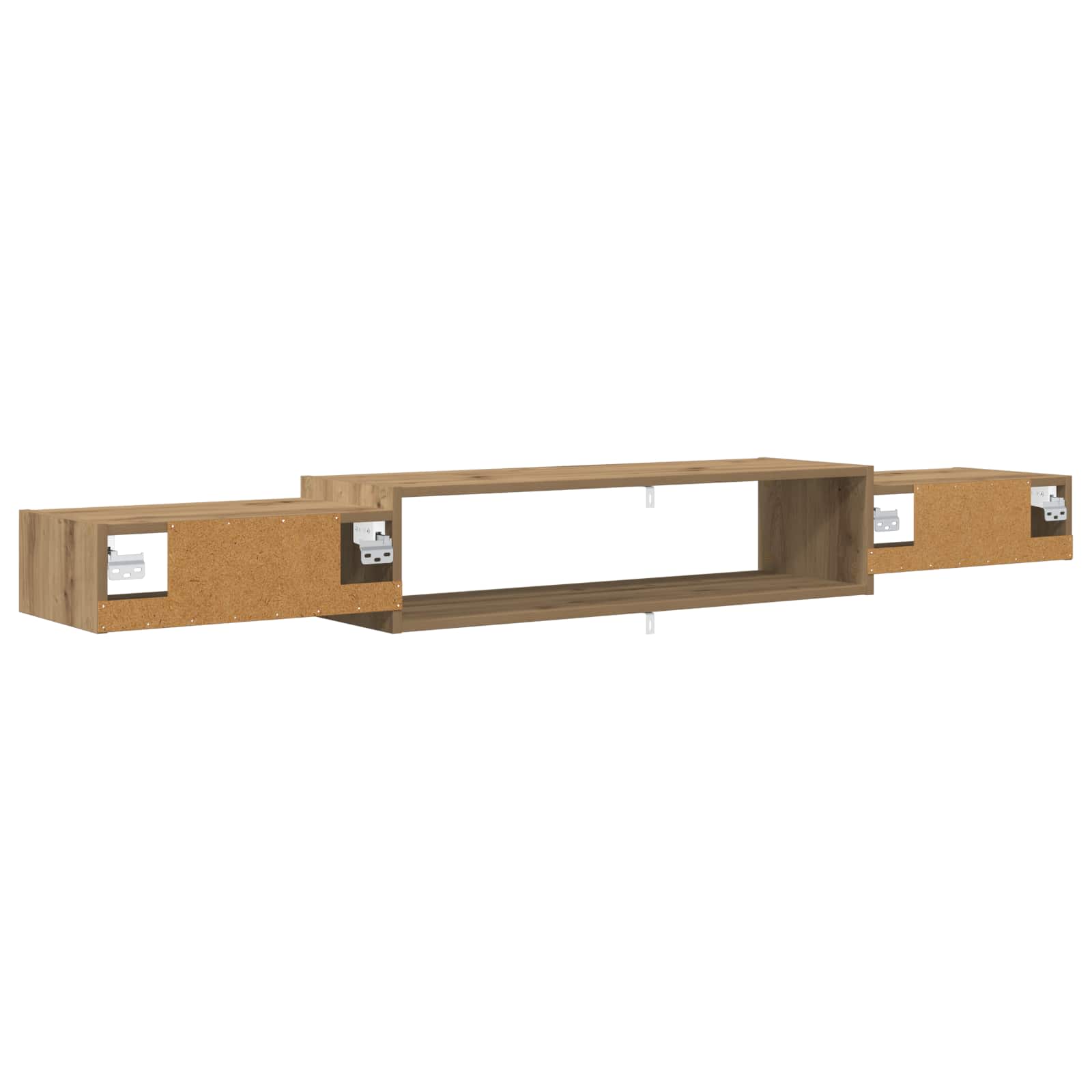 Wandmontierter TV-Schrank Wandhalterung Artisan-Eiche