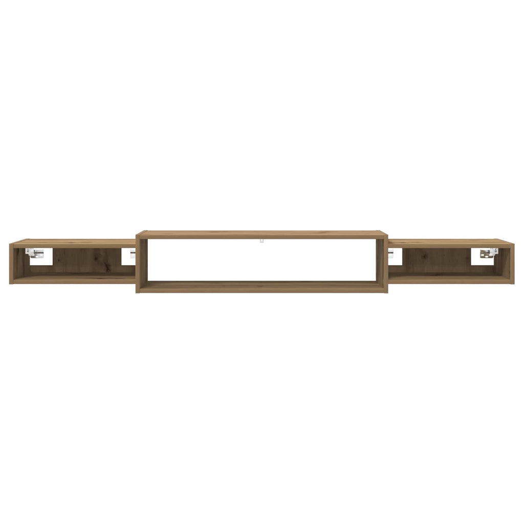 Wandmontierter TV-Schrank Wandhalterung Artisan-Eiche