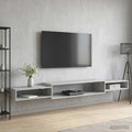 Wandmontierter TV-Schrank Wandhalterung Betongrau