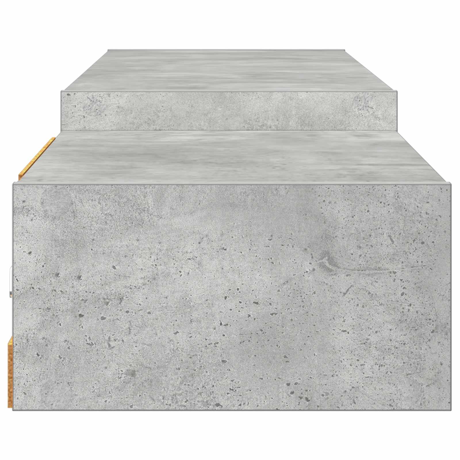 Wandmontierter TV-Schrank Wandhalterung Betongrau