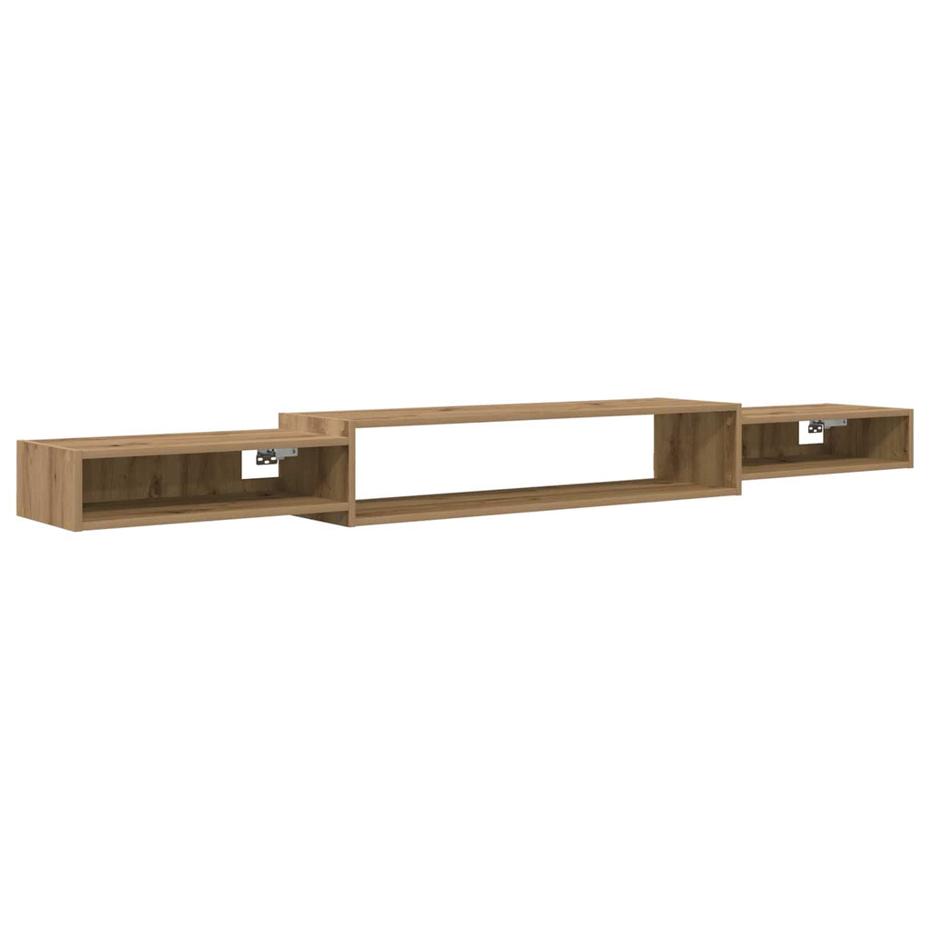 Wandmontierter TV-Schrank Wandhalterung Artisan-Eiche