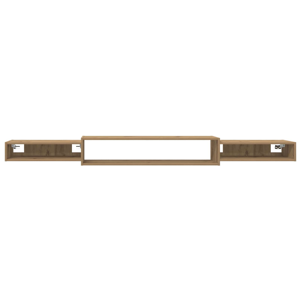Wandmontierter TV-Schrank Wandhalterung Artisan-Eiche