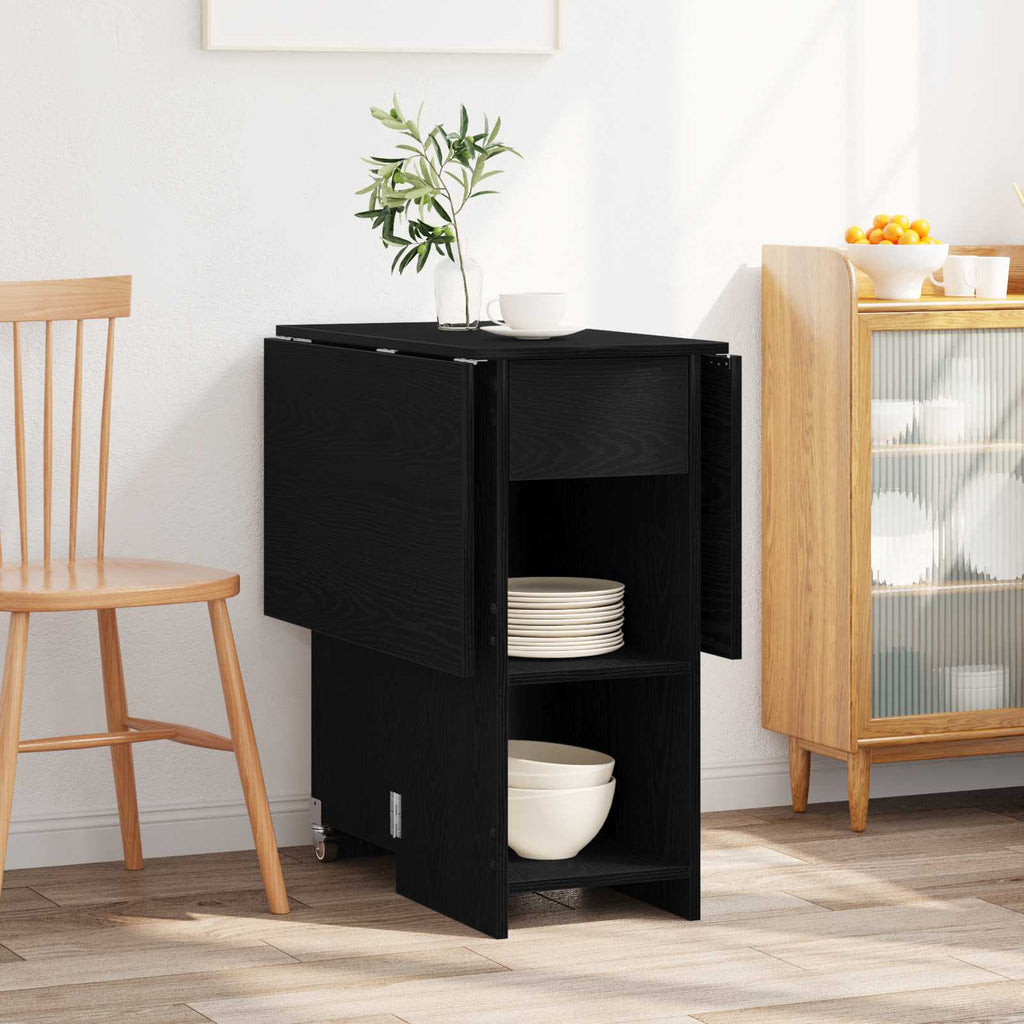 Esstisch 115 x 70 x 75 cm Holzwerkstoff Schwarze Eiche