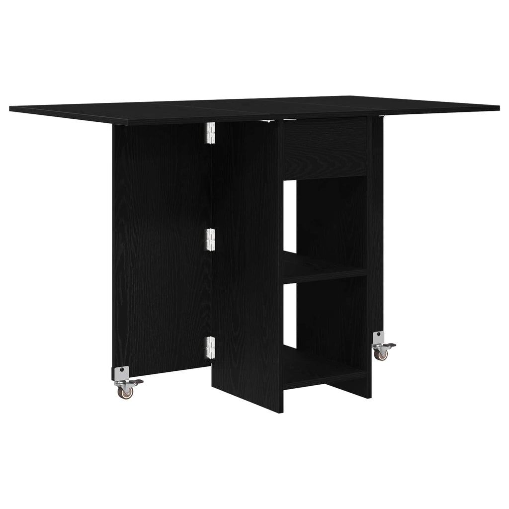 Esstisch 115 x 70 x 75 cm Holzwerkstoff Schwarze Eiche