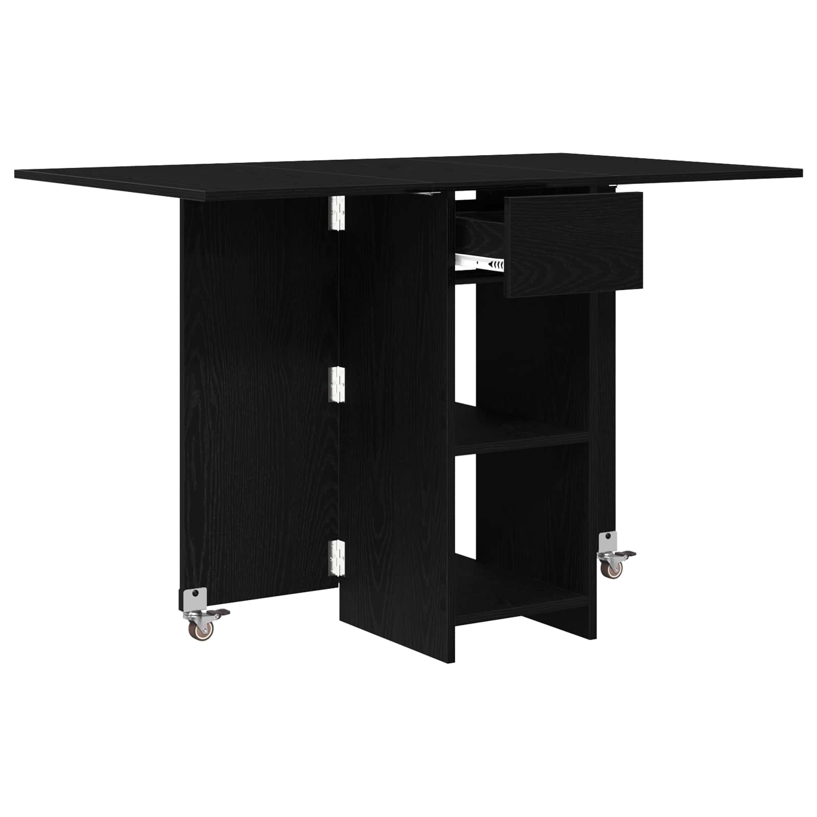 Esstisch 115 x 70 x 75 cm Holzwerkstoff Schwarze Eiche