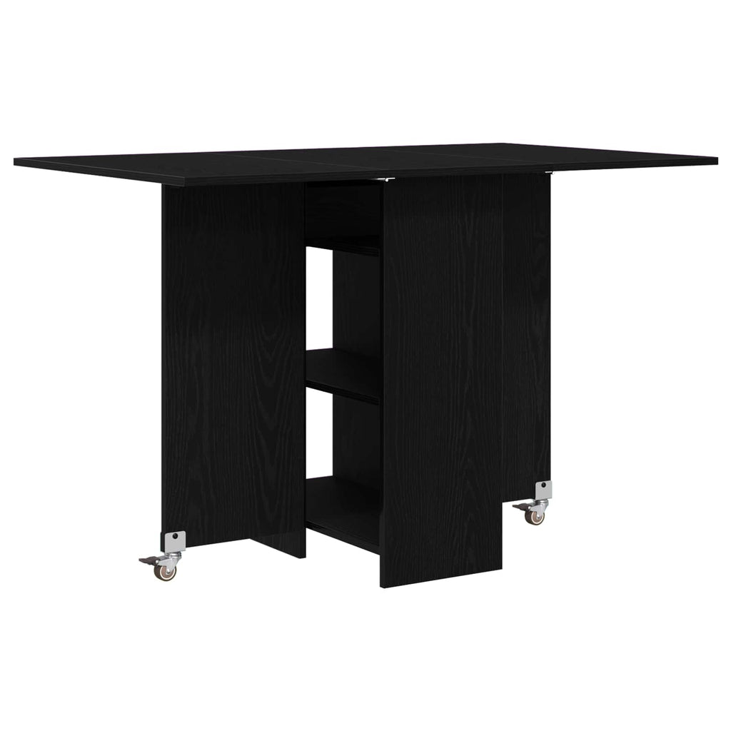 Esstisch 115 x 70 x 75 cm Holzwerkstoff Schwarze Eiche