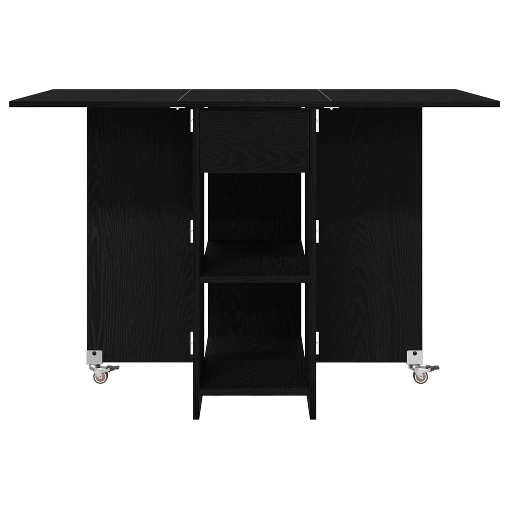 Esstisch 115 x 70 x 75 cm Holzwerkstoff Schwarze Eiche