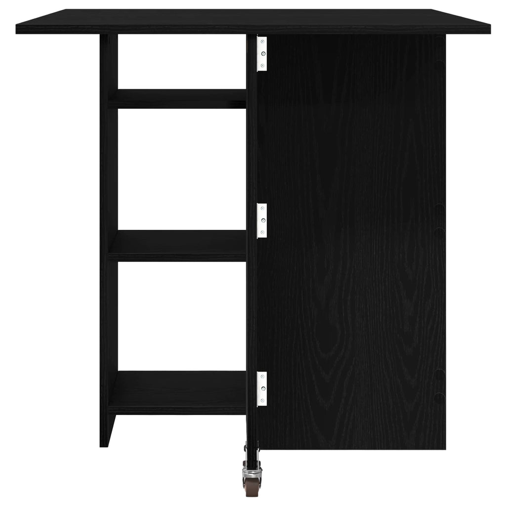 Esstisch 115 x 70 x 75 cm Holzwerkstoff Schwarze Eiche