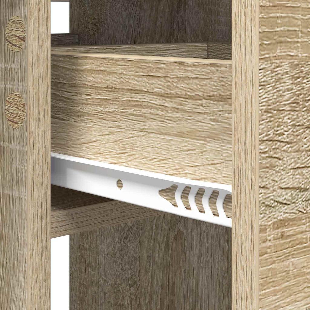 Esstisch 115 x 70 x 75 cm Holzwerkstoff Sonoma-Eiche