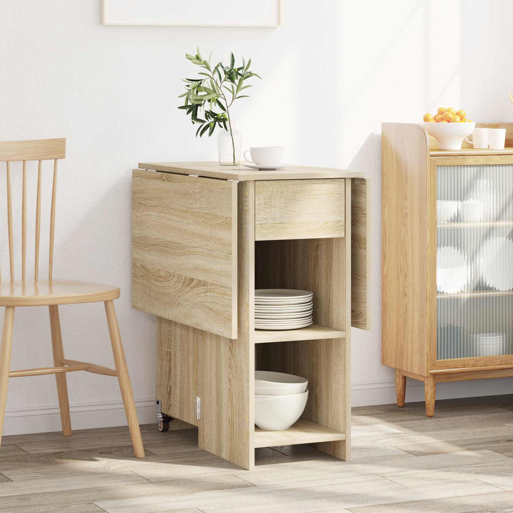 Esstisch 115 x 70 x 75 cm Holzwerkstoff Sonoma-Eiche