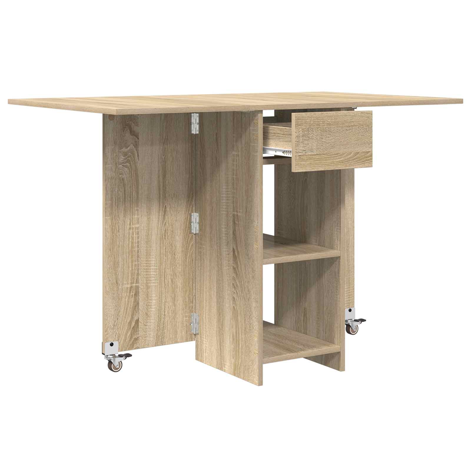 Esstisch 115 x 70 x 75 cm Holzwerkstoff Sonoma-Eiche