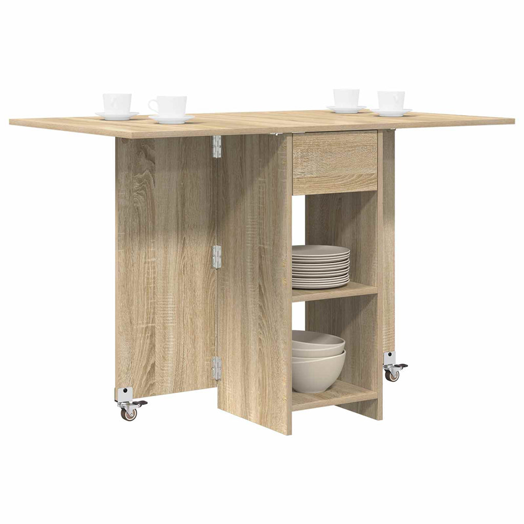 Esstisch 115 x 70 x 75 cm Holzwerkstoff Sonoma-Eiche