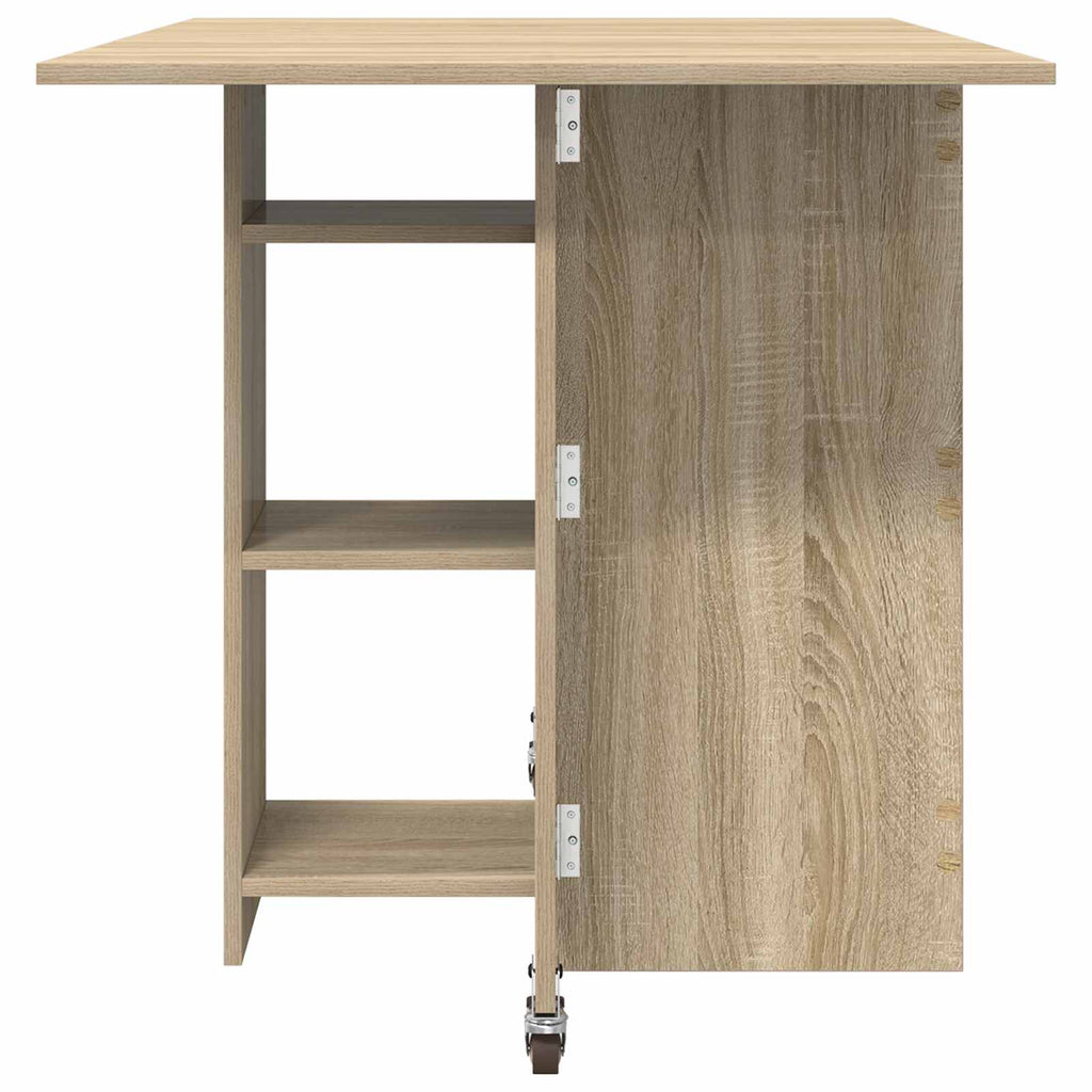 Esstisch 115 x 70 x 75 cm Holzwerkstoff Sonoma-Eiche