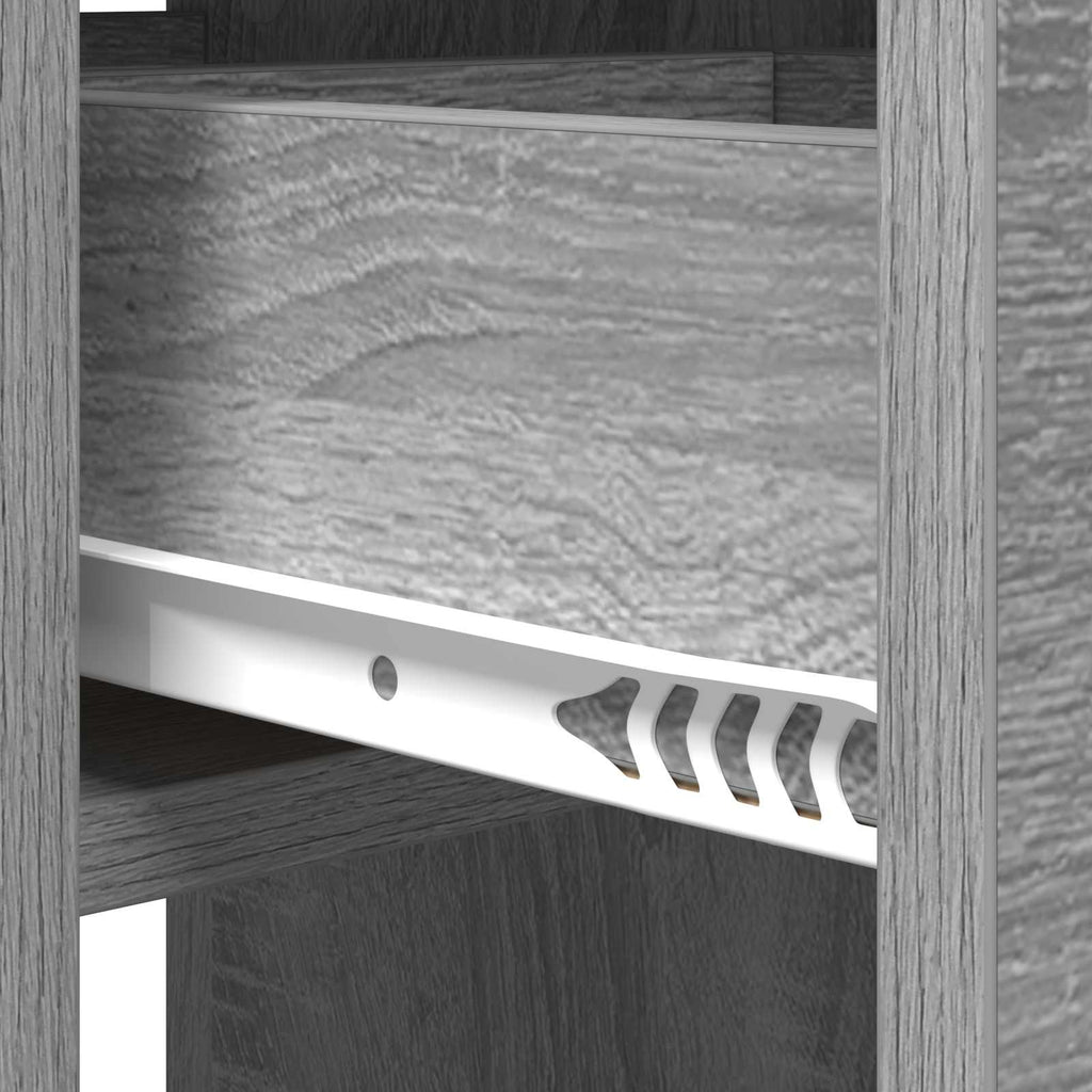 Esstisch 115 x 70 x 75 cm Holzwerkstoff Grau Sonoma