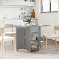Esstisch 115 x 70 x 75 cm Holzwerkstoff Grau Sonoma