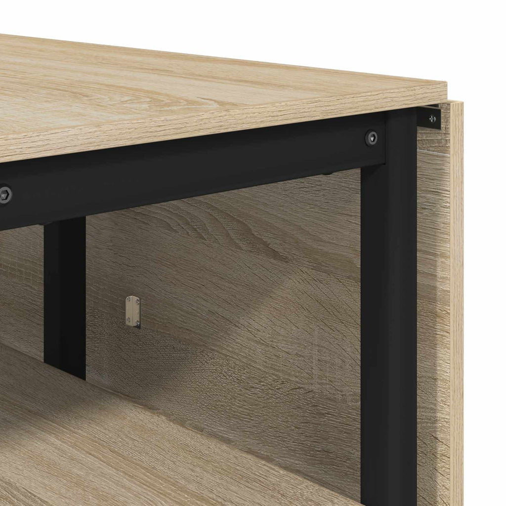 Esstisch 122 x 80 x 76,5 cm Holzwerkstoff Sonoma-Eiche