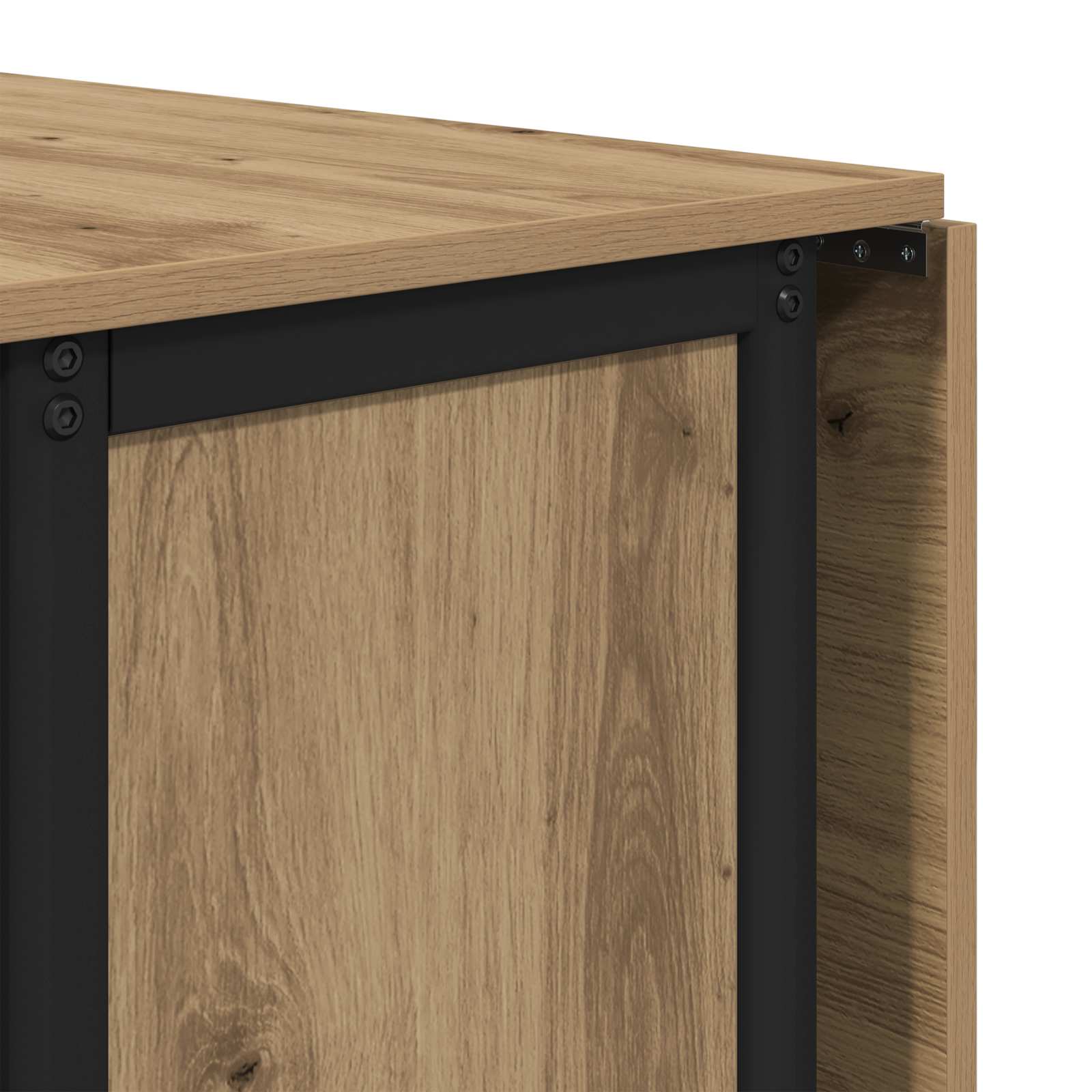 Faltbarer Esstisch mit Rollen 130 x 80 x 76,5 cm Stahl PB