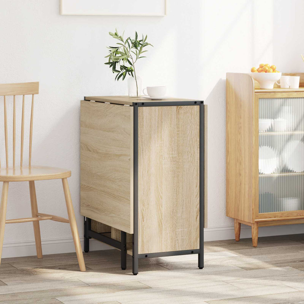 Esstisch 144 x 60 x 75 cm Holzwerkstoff Sonoma-Eiche