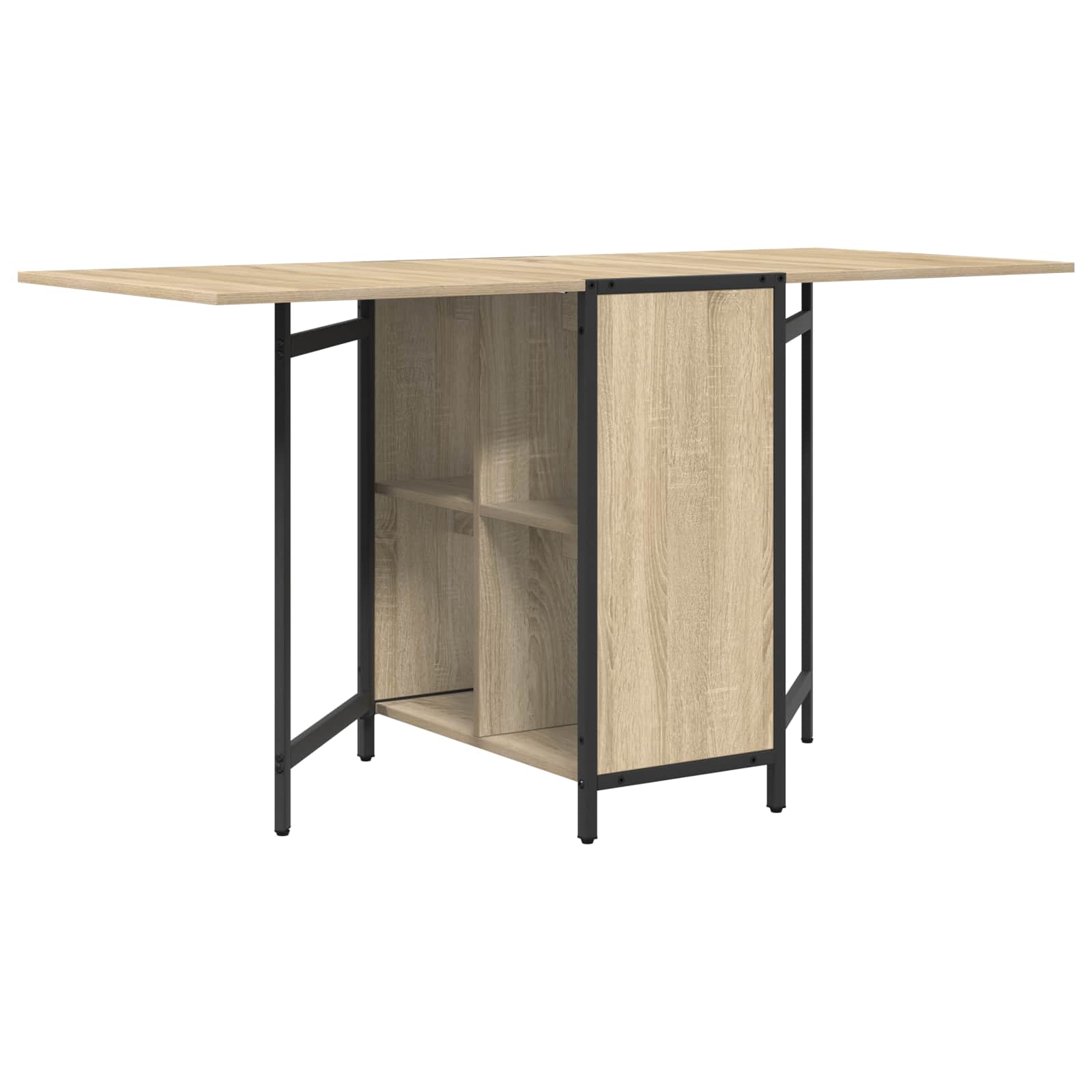 Esstisch 144 x 60 x 75 cm Holzwerkstoff Sonoma-Eiche