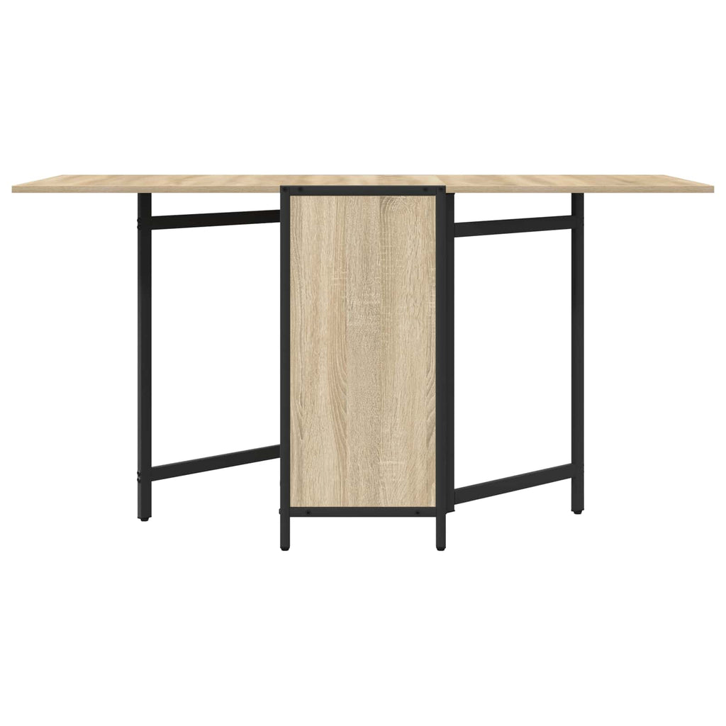 Esstisch 144 x 60 x 75 cm Holzwerkstoff Sonoma-Eiche