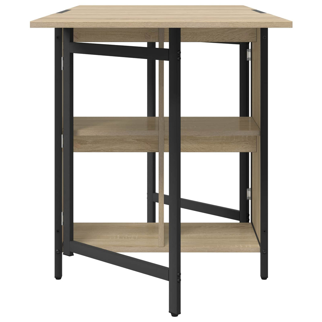 Esstisch 144 x 60 x 75 cm Holzwerkstoff Sonoma-Eiche