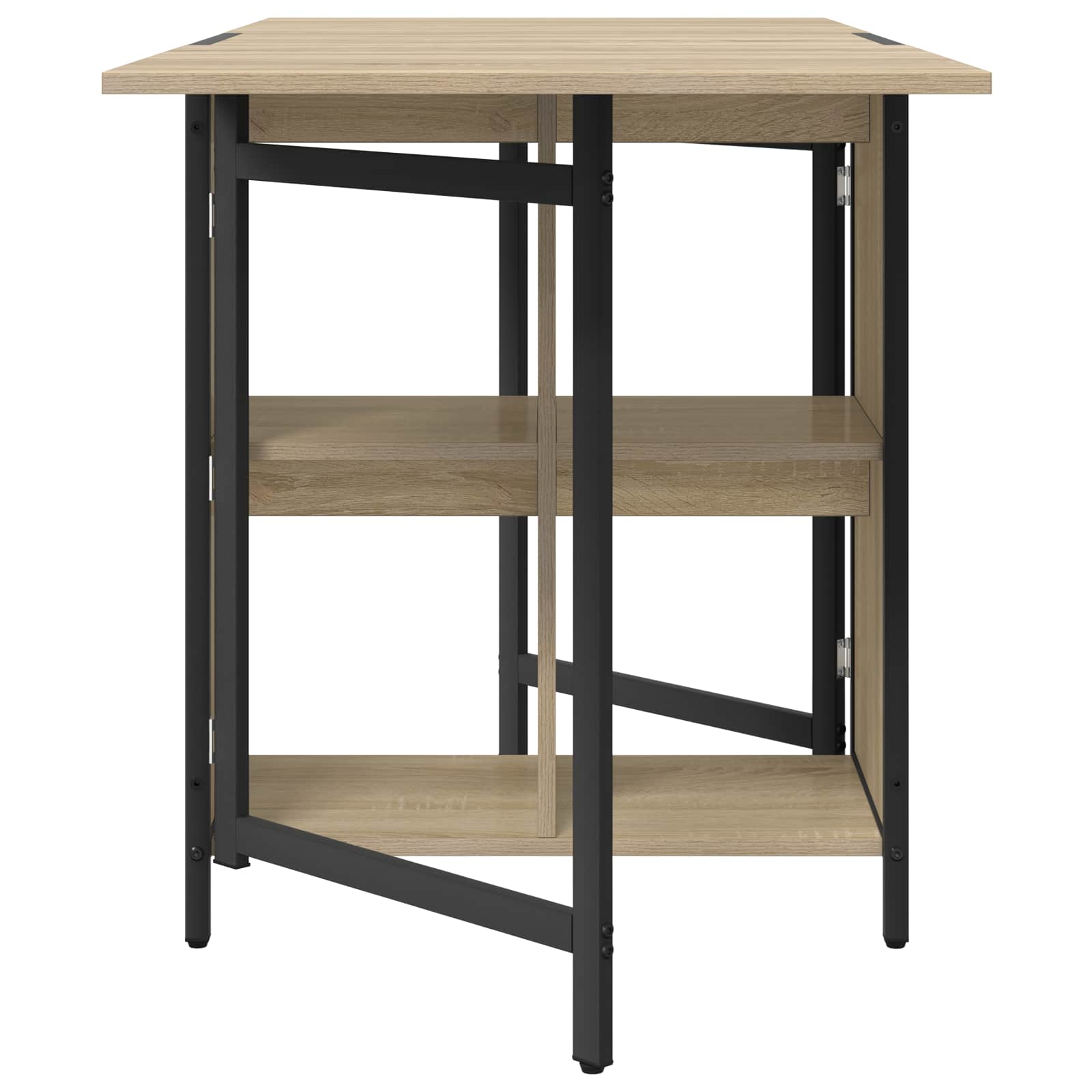 Esstisch 144 x 60 x 75 cm Holzwerkstoff Sonoma-Eiche