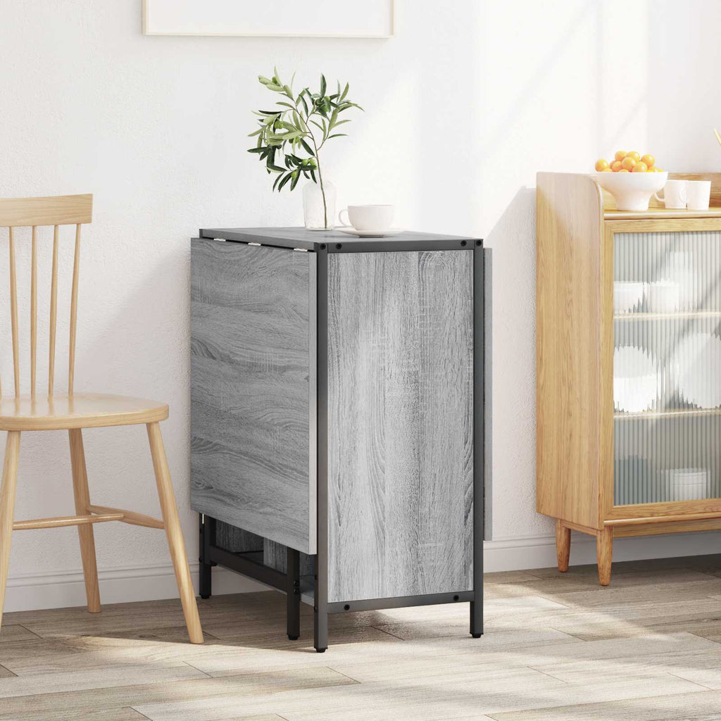 Esstisch 144 x 60 x 75 cm Holzwerkstoff Grau Sonoma