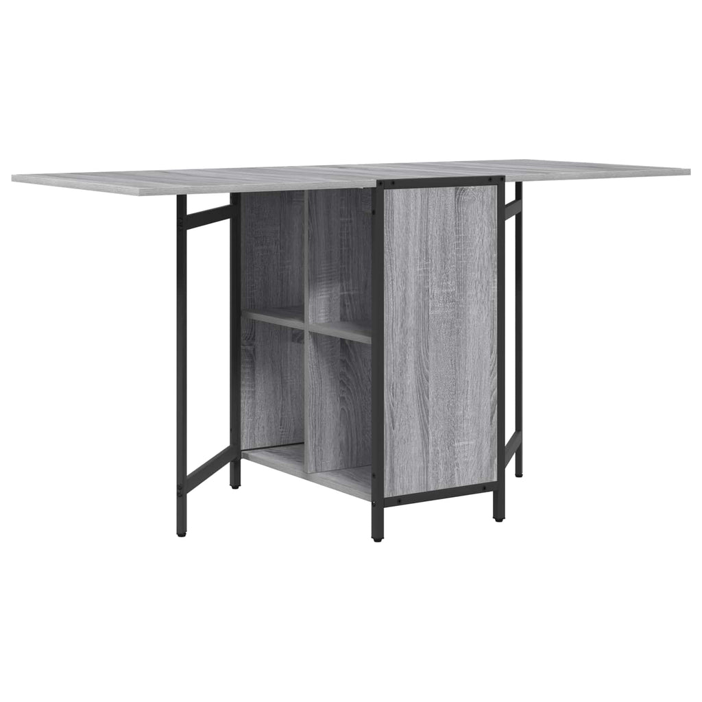 Esstisch 144 x 60 x 75 cm Holzwerkstoff Grau Sonoma