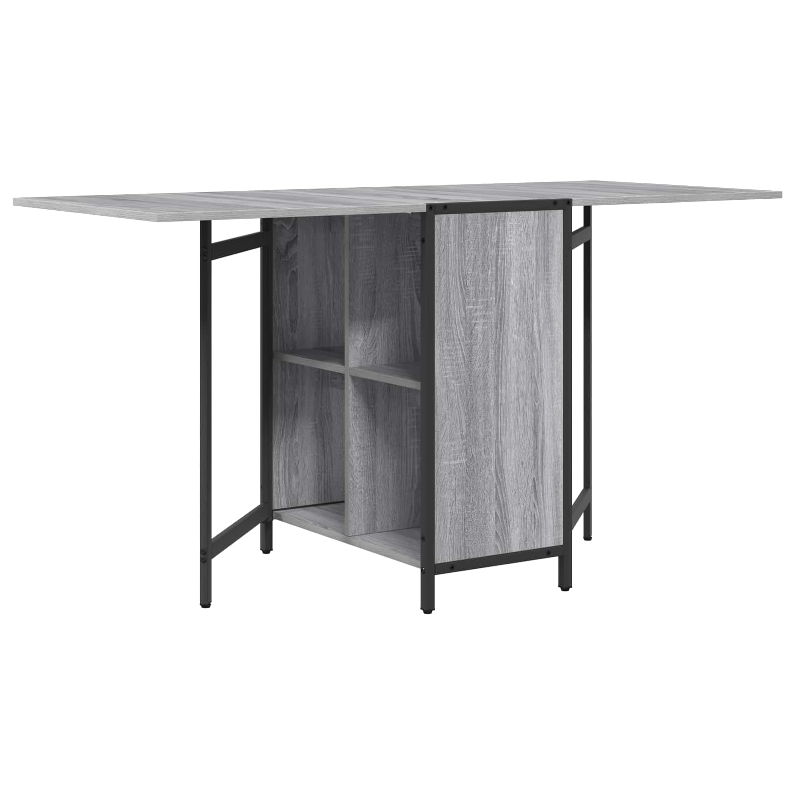 Esstisch 144 x 60 x 75 cm Holzwerkstoff Grau Sonoma