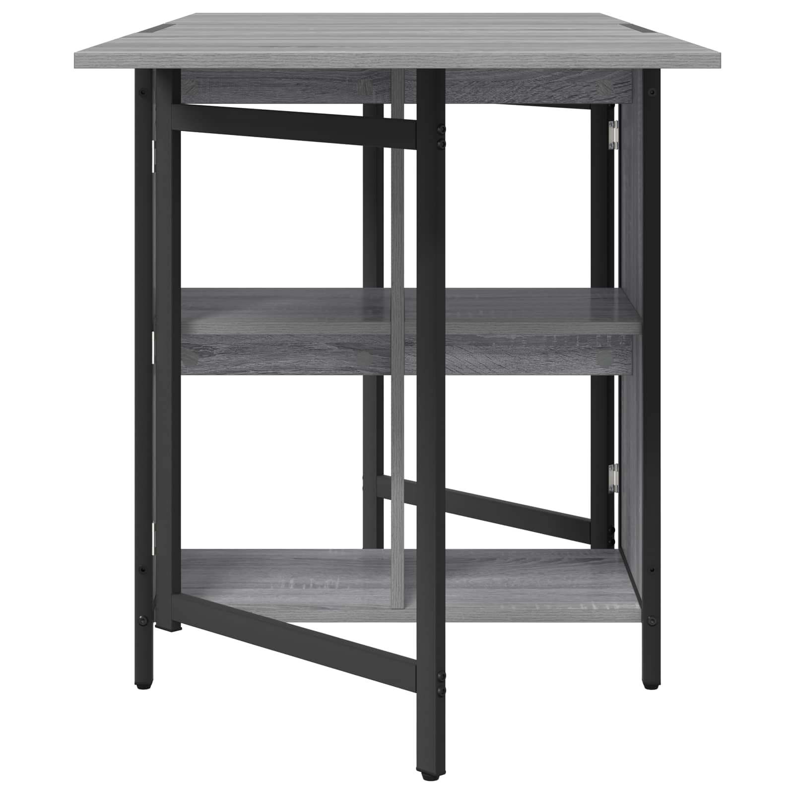 Esstisch 144 x 60 x 75 cm Holzwerkstoff Grau Sonoma