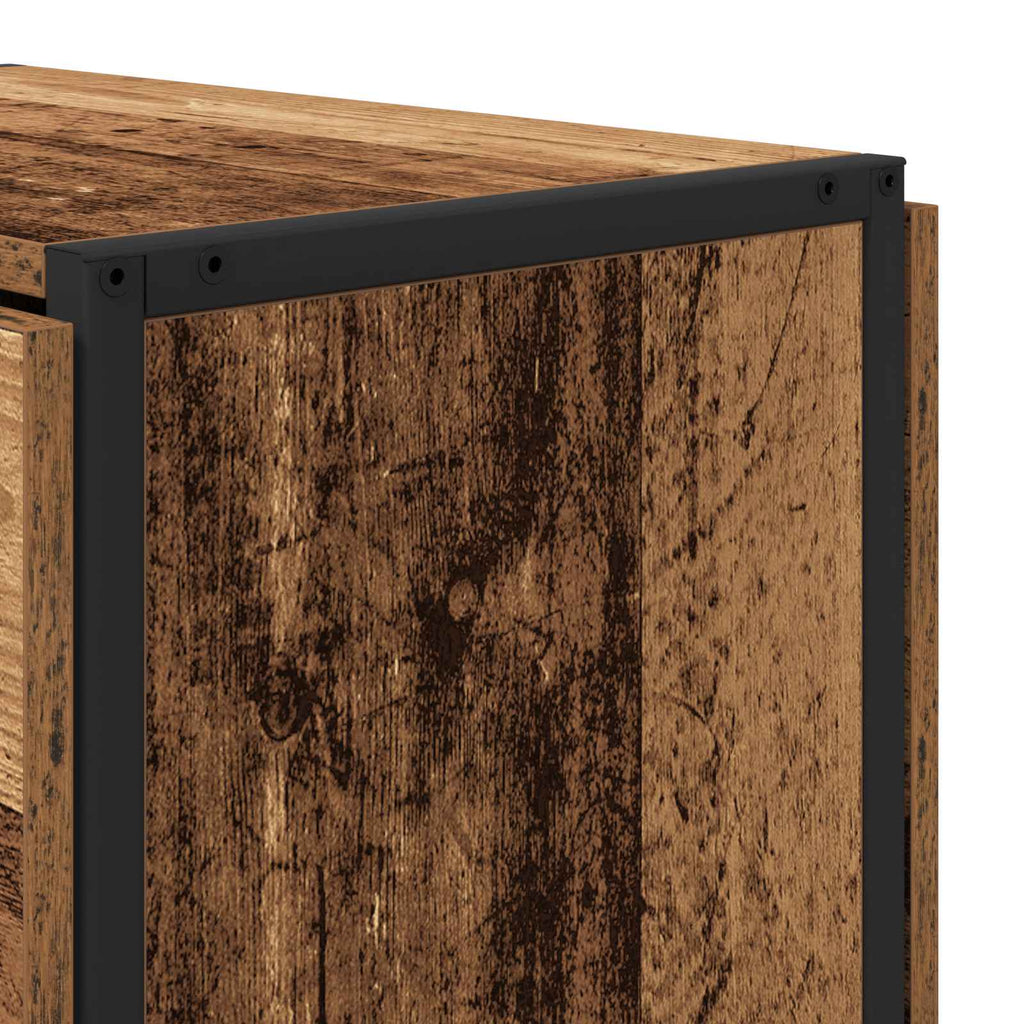 Esstisch 144 x 60 x 75 cm Holzwerkstoff Altholz Rechtwinklig