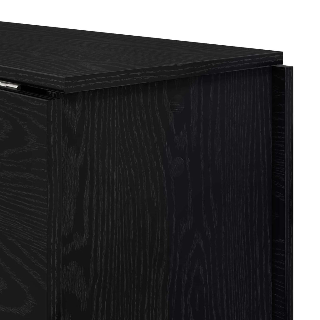 Esstisch 138 x 70 x 73,5 cm Holzwerkstoff Schwarze Eiche