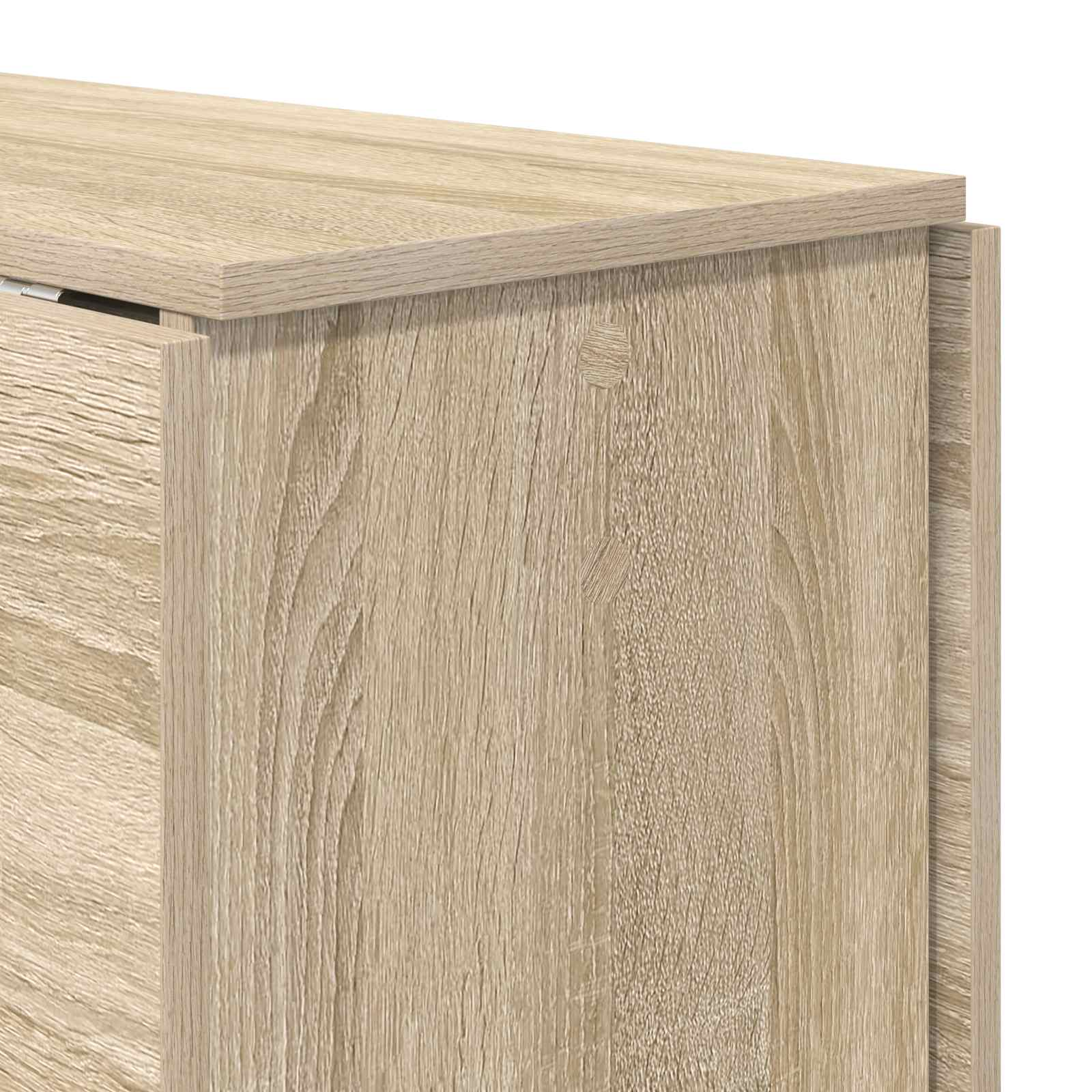 Esstisch 138 x 70 x 73,5 cm Holzwerkstoff Sonoma-Eiche